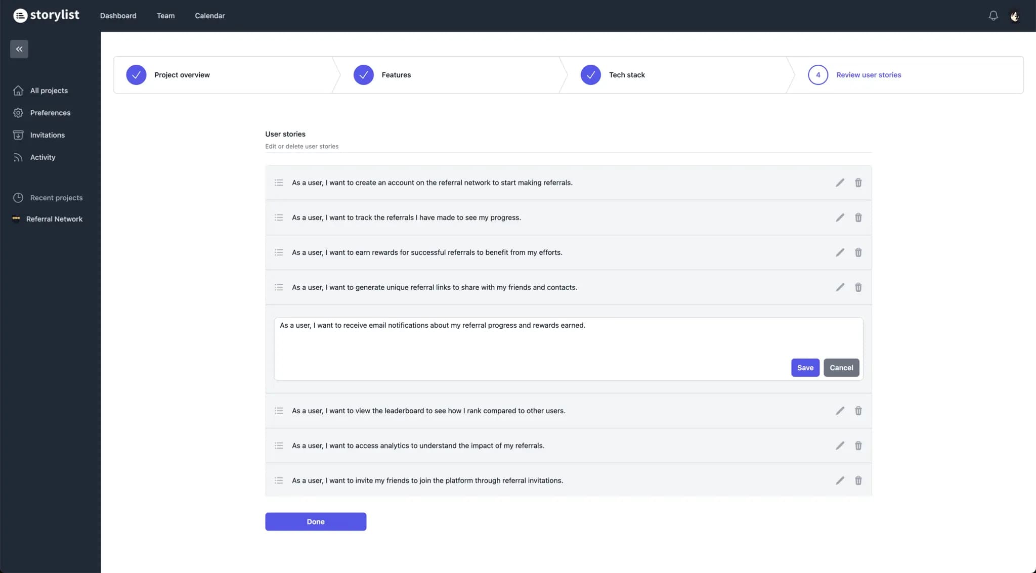 Product screenshot
